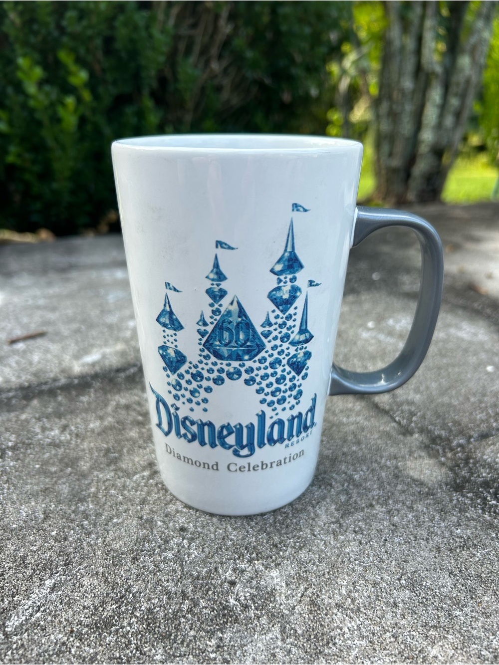 Starbucks Disney Disneyland 60 Diamond Celebration Ceramic Mug coffee collector